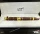 NEW! Best Quality Mont blanc Sir Arthur Conan Doyle Rollerball Gold Trim Blue Pen (2)_th.jpg